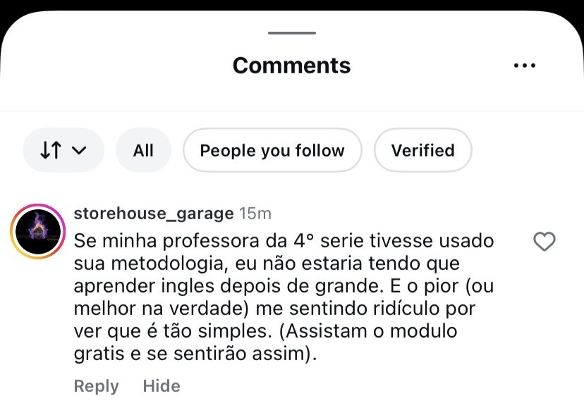 Depoimento Professora Metodologia