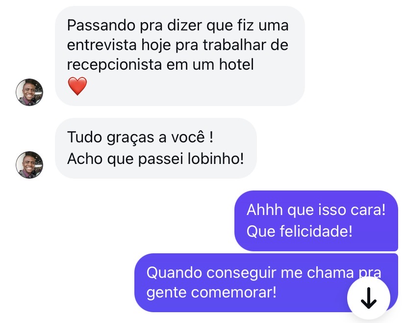 Depoimento Entrevista no Hotel