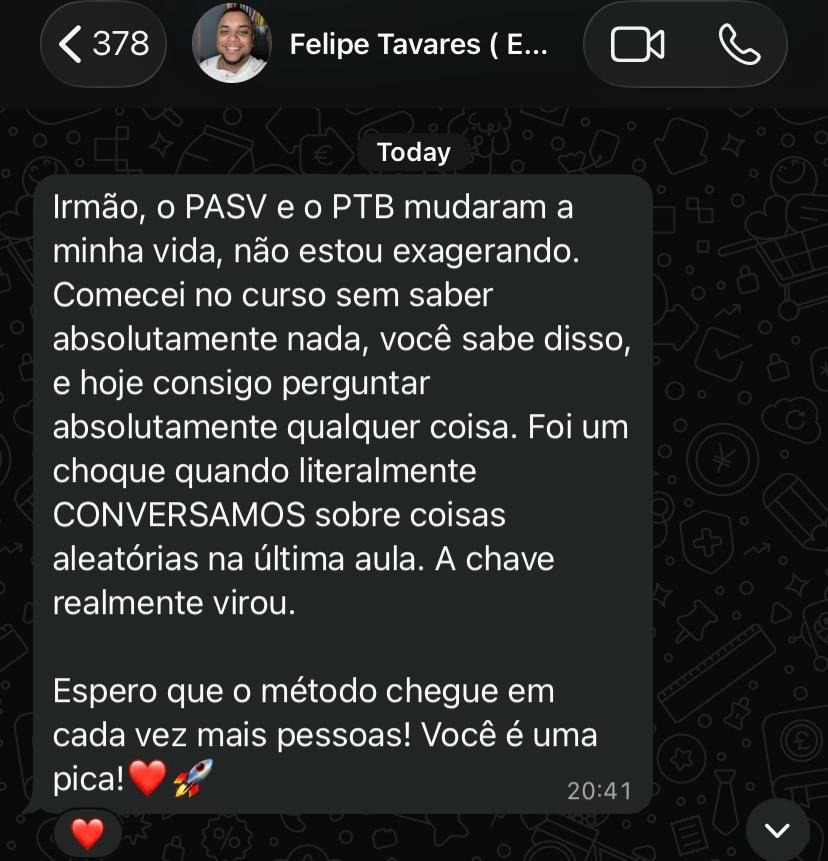 Depoimento Felipe Tavares